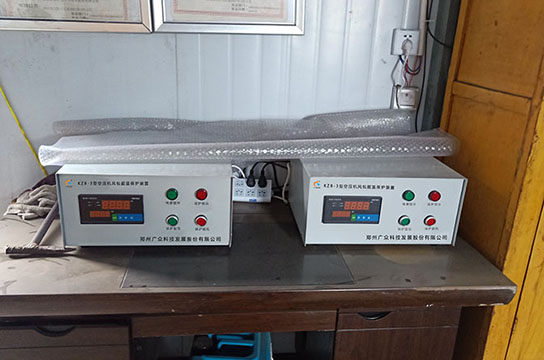 儲(chǔ)氣罐超溫保護(hù)裝置現(xiàn)場(chǎng)安裝圖 鄭州廣眾科技提供