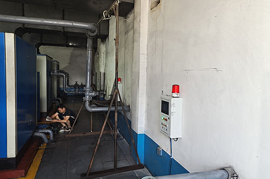 長春興煤業(yè)選用廣眾牌空壓機斷油保護(hù)裝置并安裝完成